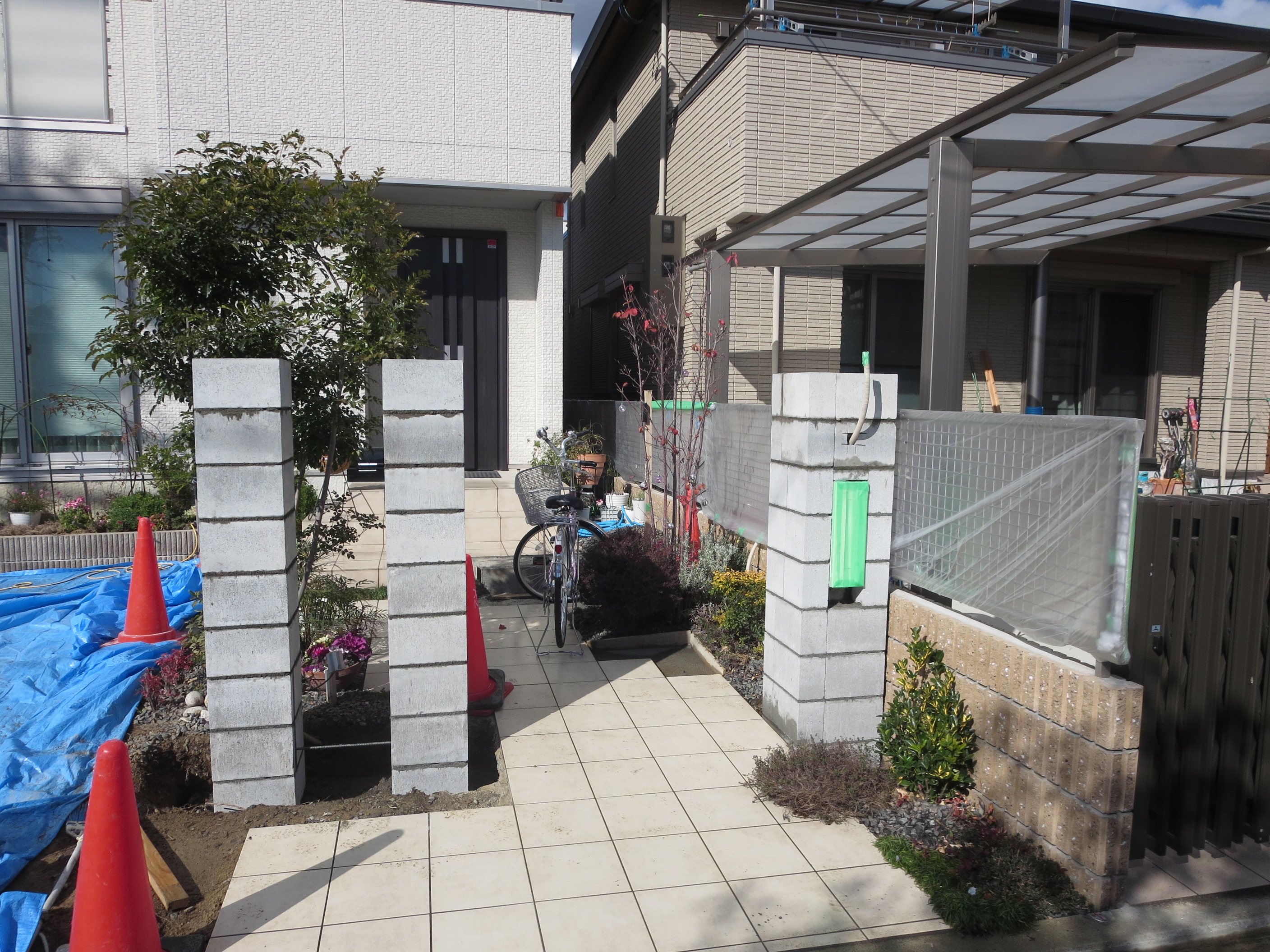 エントランス写真 施工中 エントランス 施工中